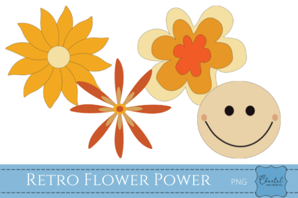 Download Retro Flower Power - Premium Bundle