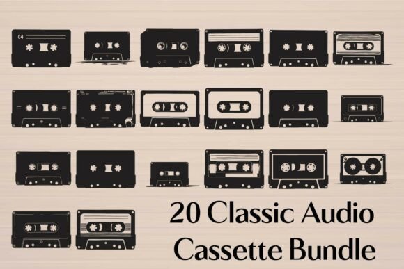 Download Classic Audio Tape SVG Bundle - Classic Collection
