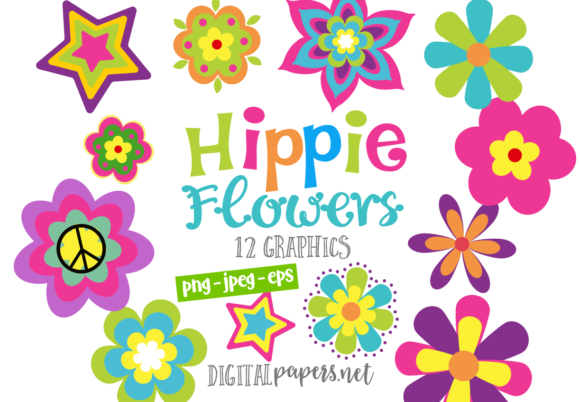 Download Hippie Flowers - Premium Resources