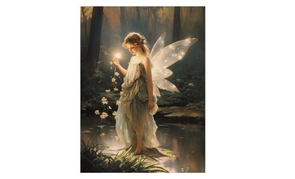 Download Bright Watercolor Forest Fairy Poster - Watercolor Collection