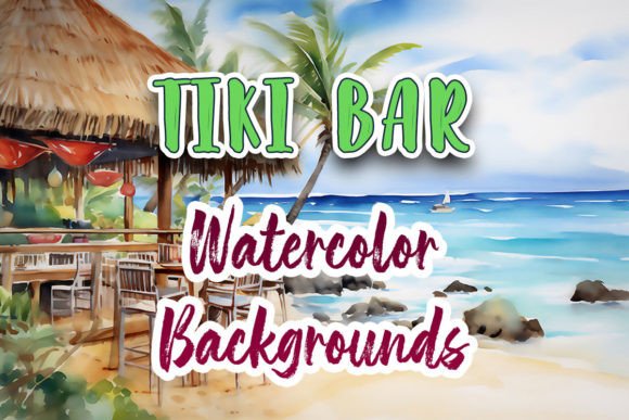Download TIKI BAR Watercolor Landscapes - Watercolor Collection